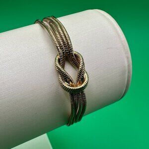 Banana Republic Woven Knot Gold-tone Bracelet